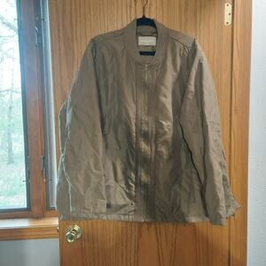 Women within 2x olive green jacket plus zip up